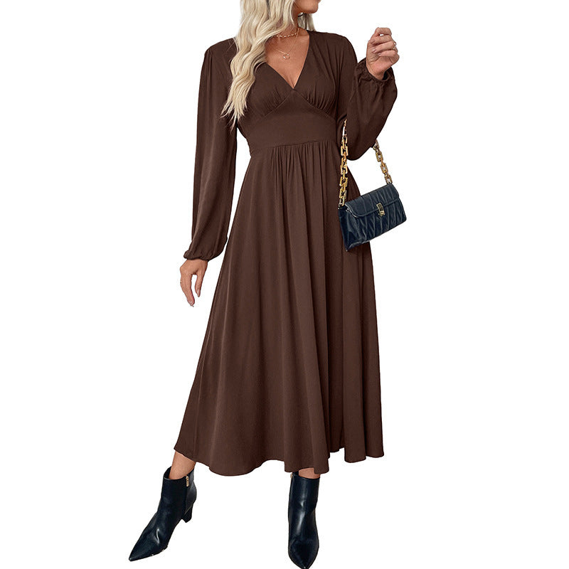 Autumn New Elegant Retro Style Skirt Waist-tight