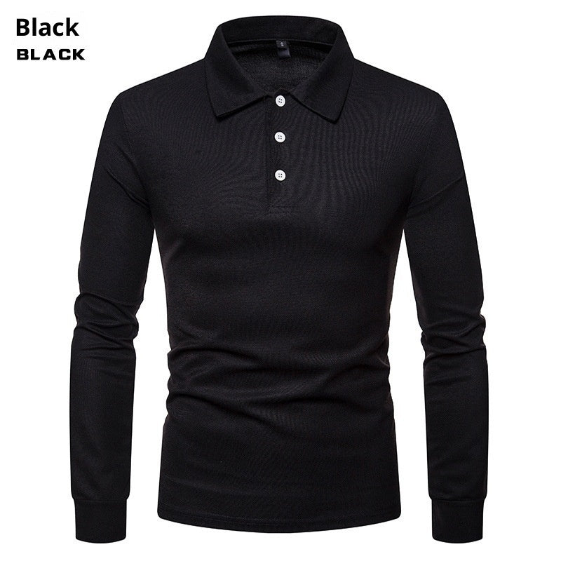 Men's Color Lapel Slim Fit Casual Long Sleeve