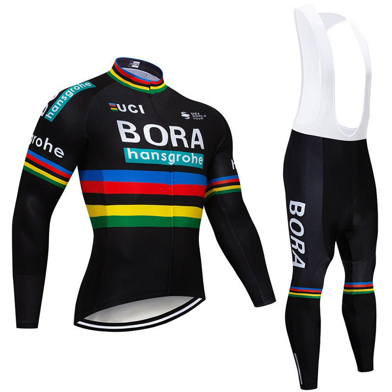 Autumn Long Sleeve Thin Mountain Bike Cycling Clothes Suit