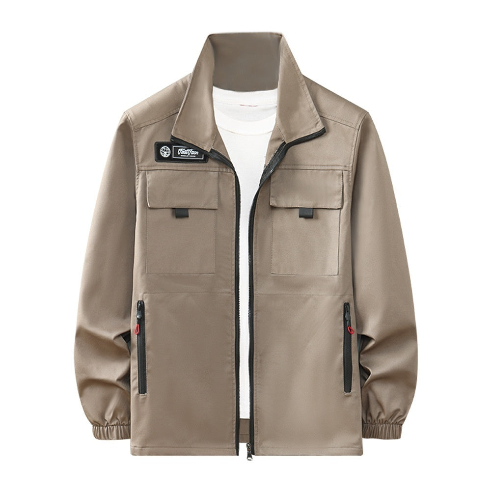 Workwear Men's Elastic Outdoor Leisure Suit Workwear front view