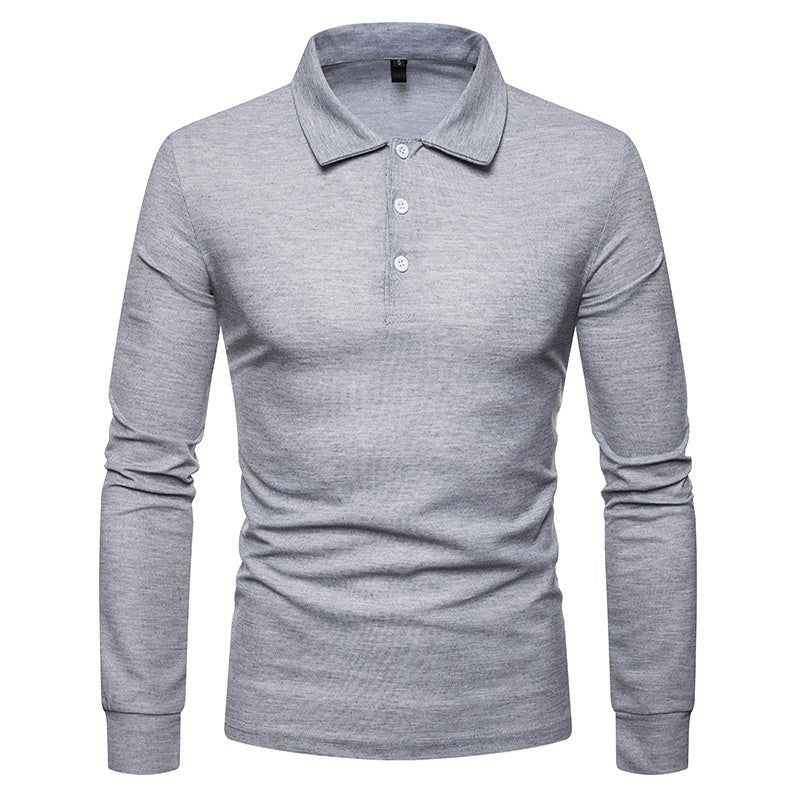 Men's Color Lapel Slim Fit Casual Long Sleeve