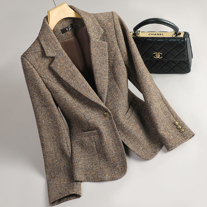 Women's Wool Suit Jacket