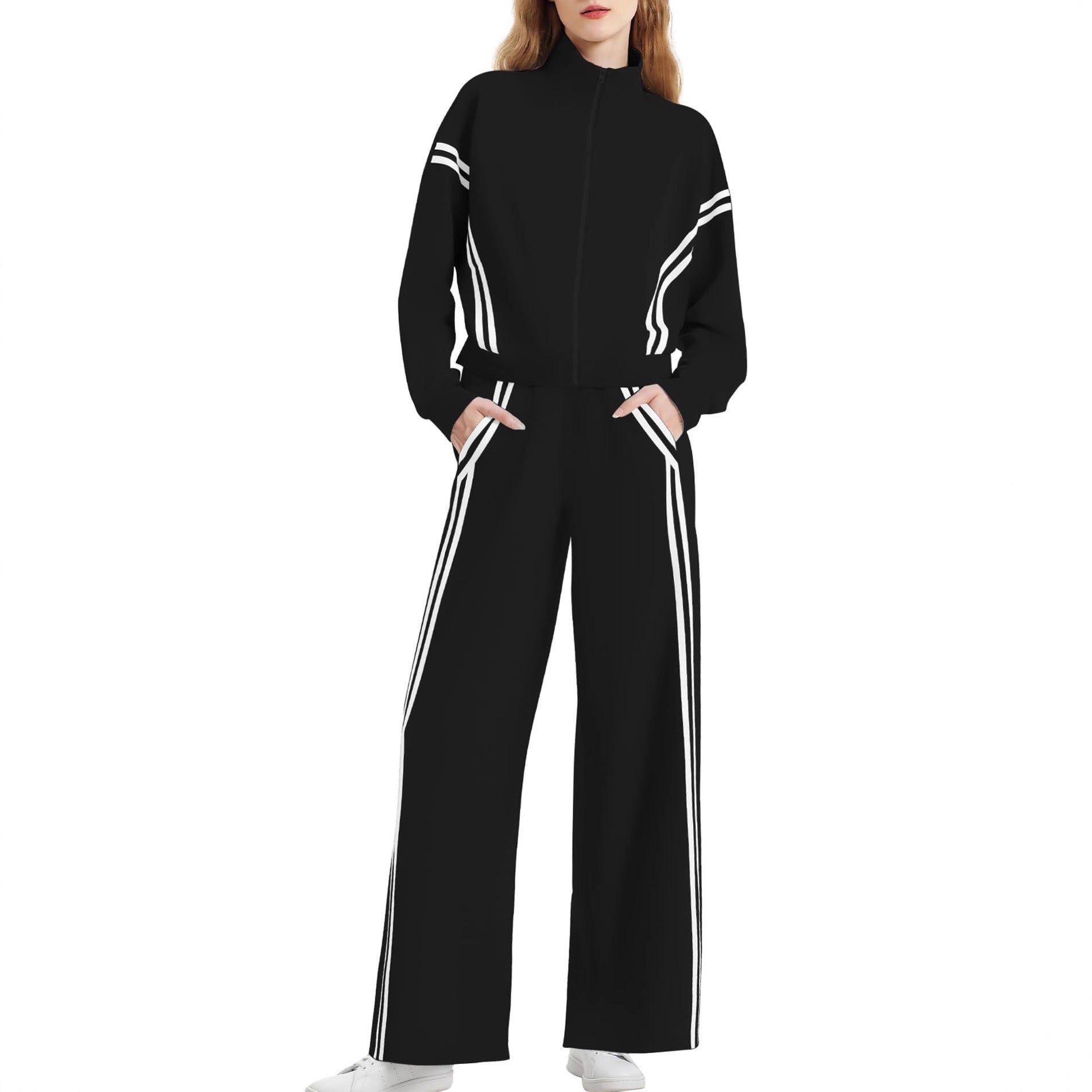 Autumn Suit Women's Side Double Strip