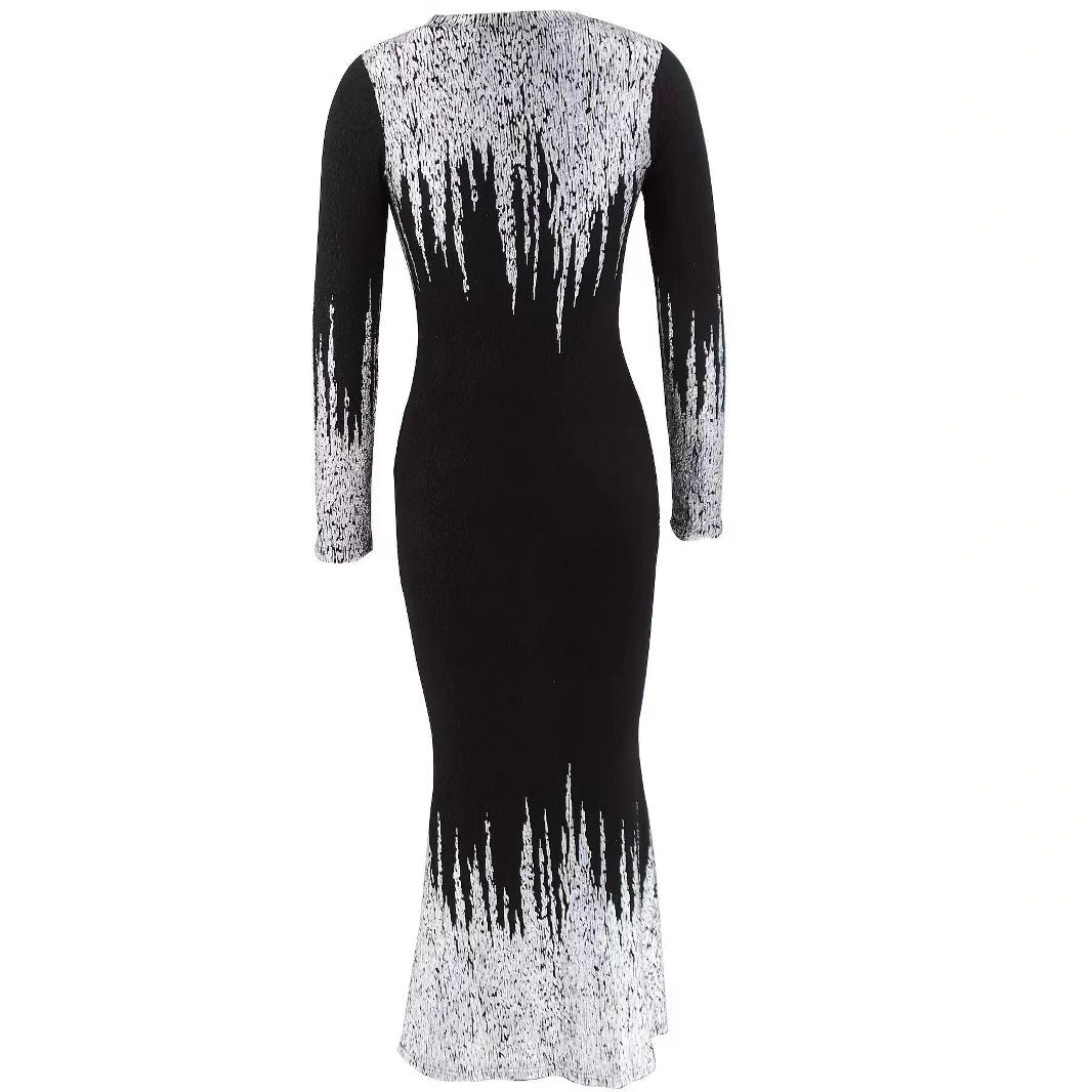 Autumn And Winter Fishtail Dress For Women