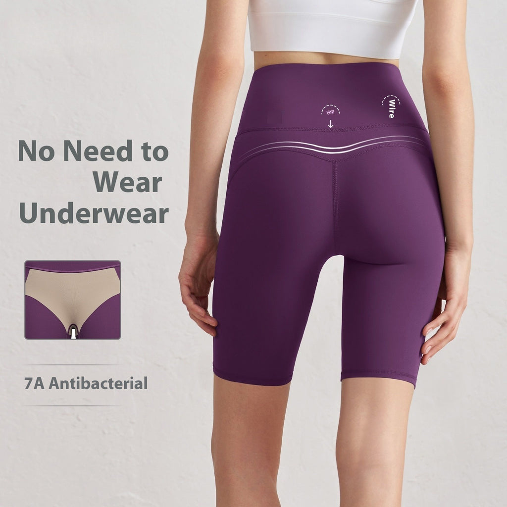 High Waist Hip Lift Sports Cycling Outside Fitness Shorts