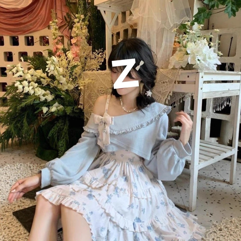 Autumn And Winter Lolita Dresses College Style Floral