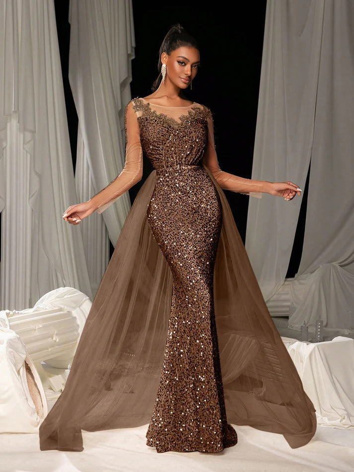 Women's Dance Lace Party Evening Dress