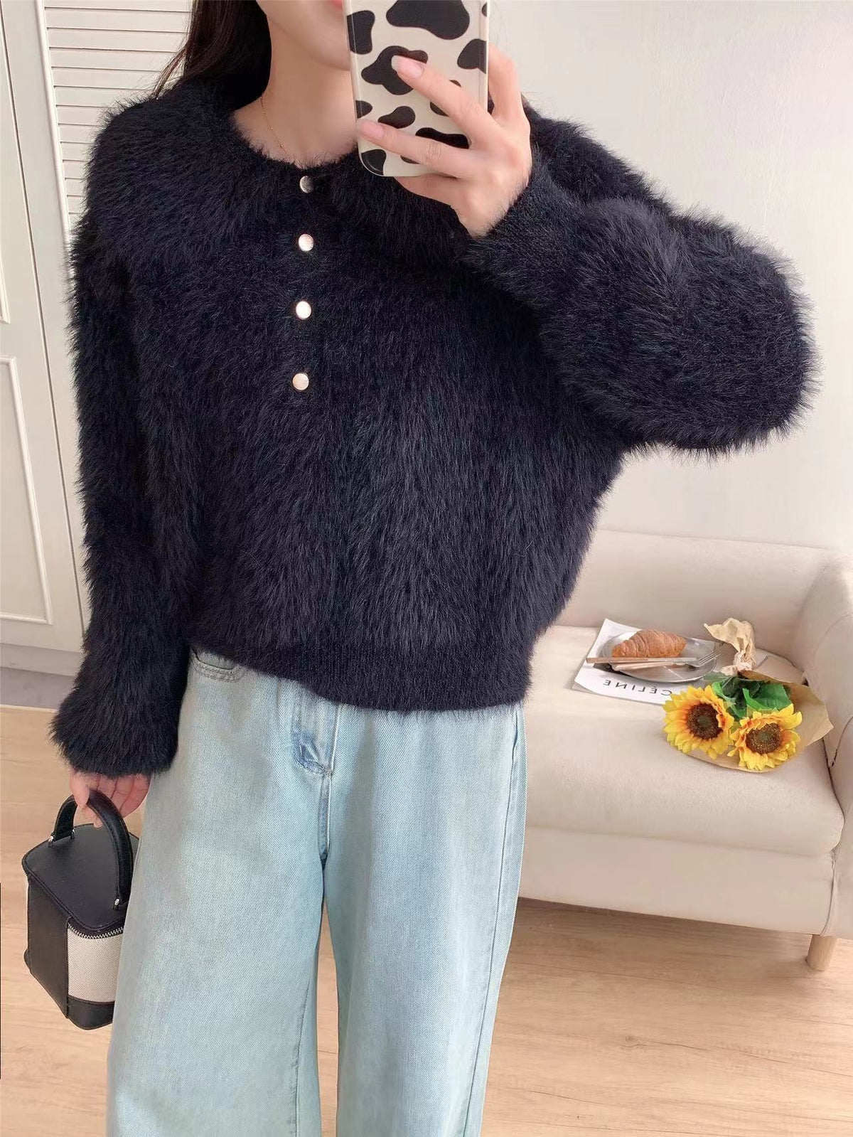 Loose Soft High-grade Sweater Top For Women