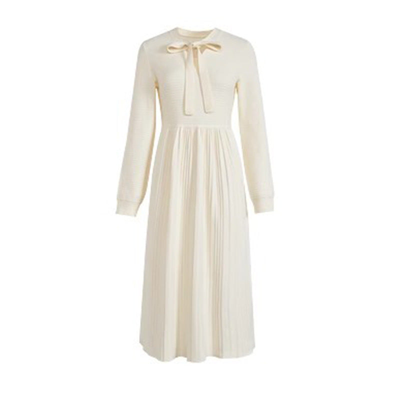 Autumn And Winter Long Sleeves Knitted Sweater Dress