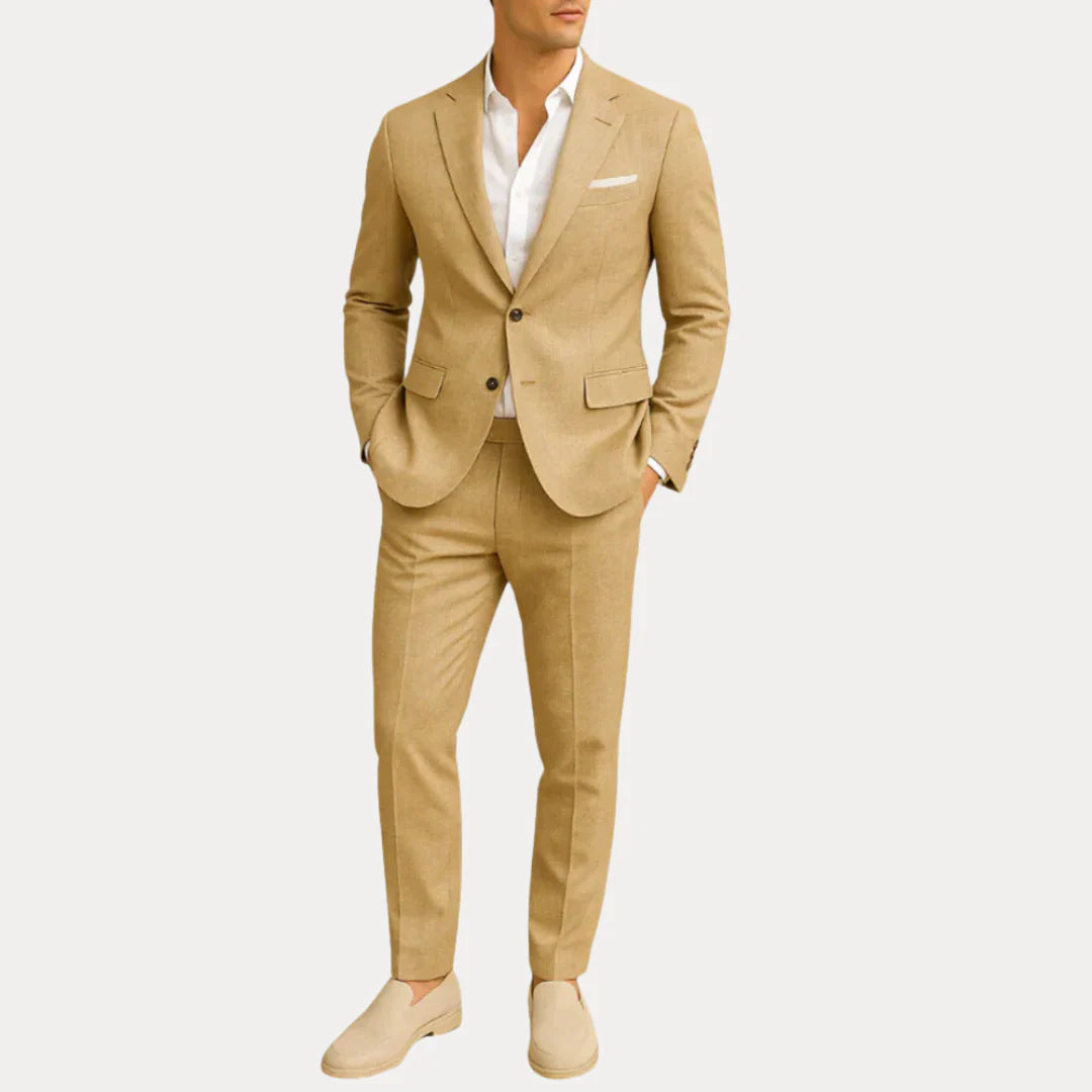 Jacket Trousers Two-piece Suit Man front view