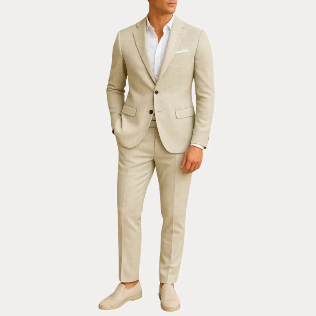 Jacket Trousers Two-piece Suit Man front view