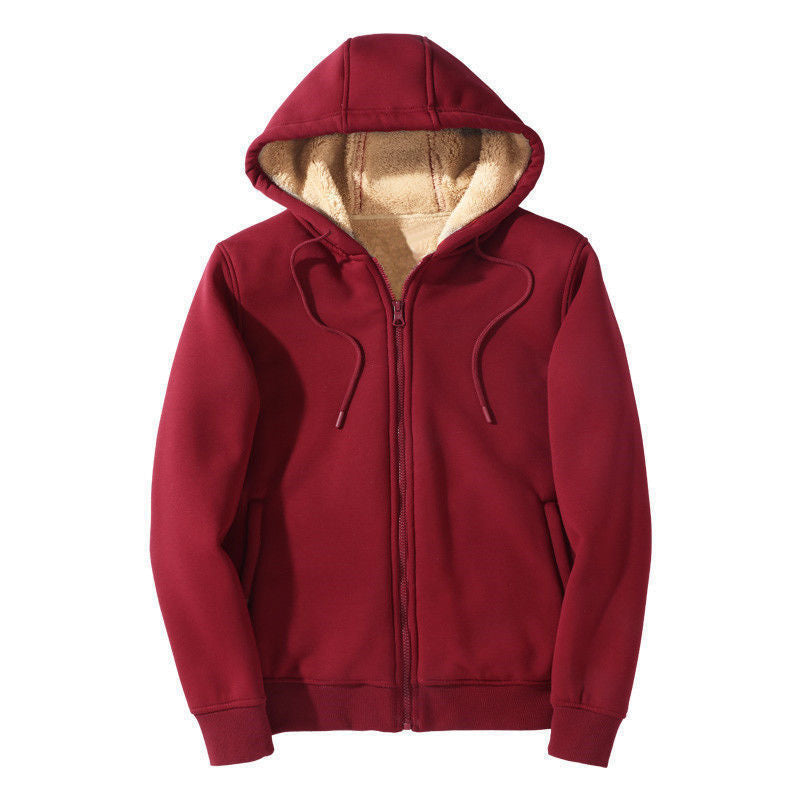 Student Zipper Sweater Men's Long Sleeve
