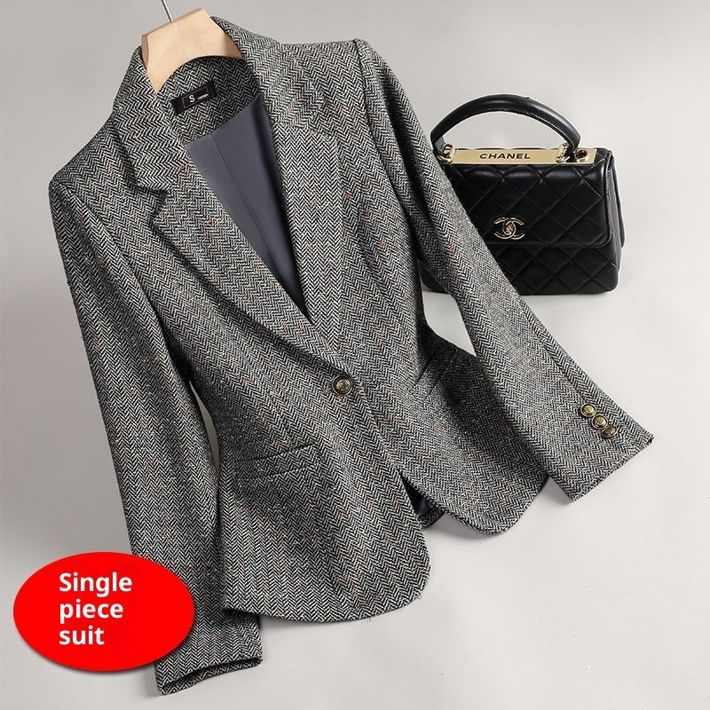 Women's Wool Suit Jacket
