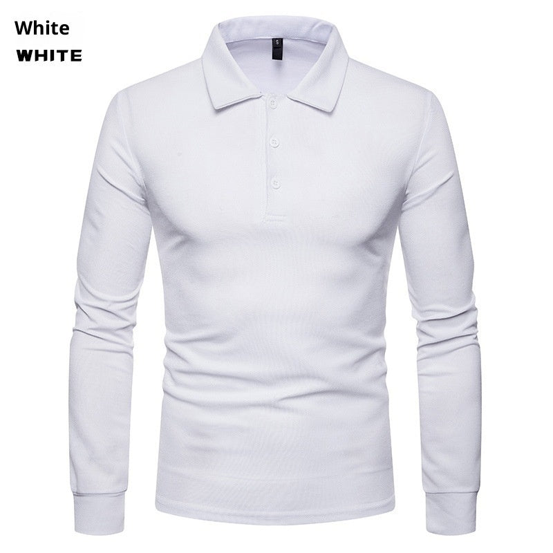 Men's Color Lapel Slim Fit Casual Long Sleeve