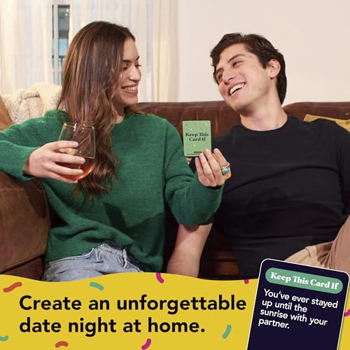 The Ultimate Date Night Game by Relatable, Great for Couples Games and Stay at Home Date Night Ideas, From The Makers of Let's Get Deep Relationship Card Game, Includes 300 Cards & Spinner