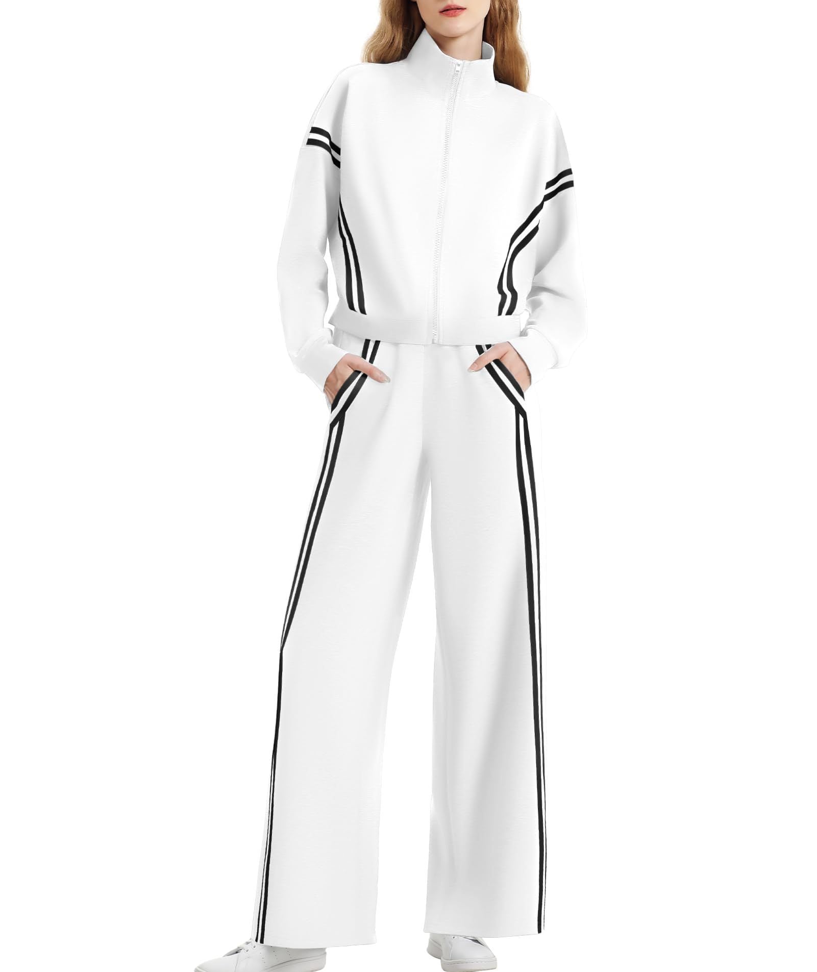 Autumn Suit Women's Side Double Strip