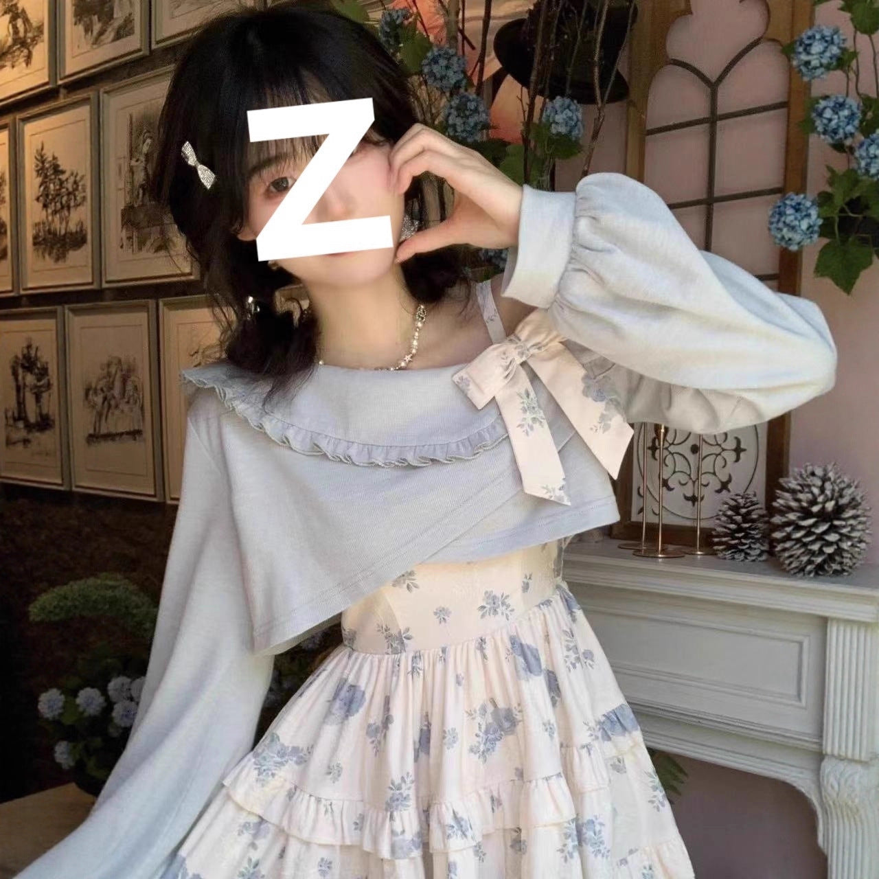 Autumn And Winter Lolita Dresses College Style Floral