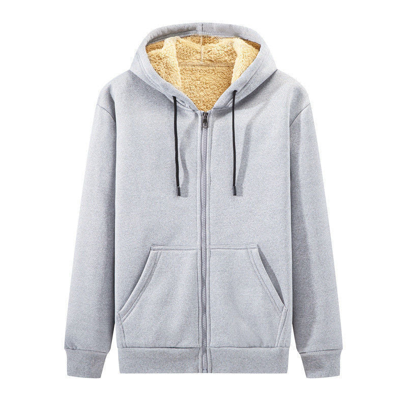 Student Zipper Sweater Men's Long Sleeve