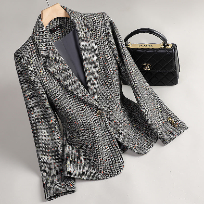 Women's Wool Suit Jacket
