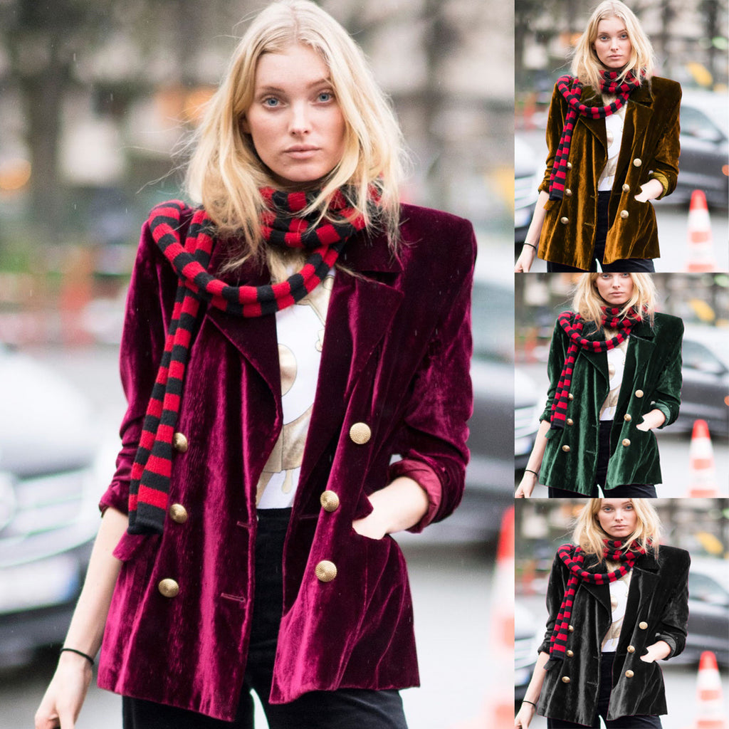 Elegant Party Women's Mid-length Suit Coat