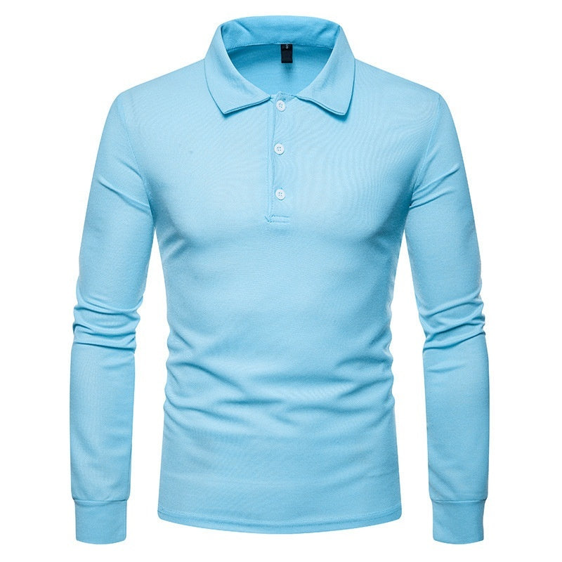 Men's Color Lapel Slim Fit Casual Long Sleeve