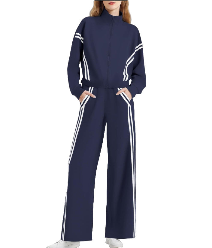 Autumn Suit Women's Side Double Strip