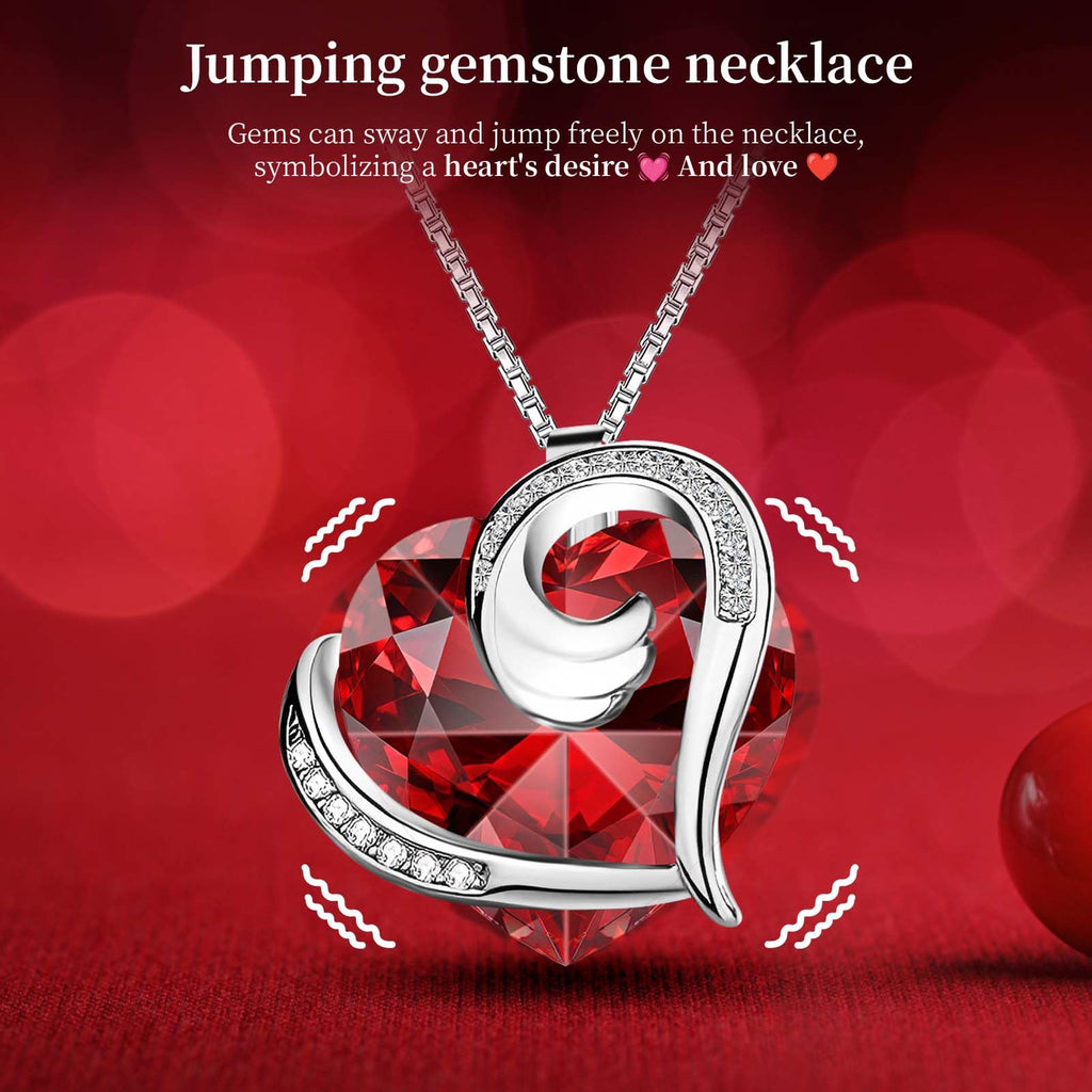 BNWXOY Preserved Real Red Rose with Necklace Forever Flowers Rose Birthday Gifts for Women Her Mom Wife Girlfriend Grandma on Valentines Mothers Day Sweetest Day Christmas Anniversary Romantic-Red