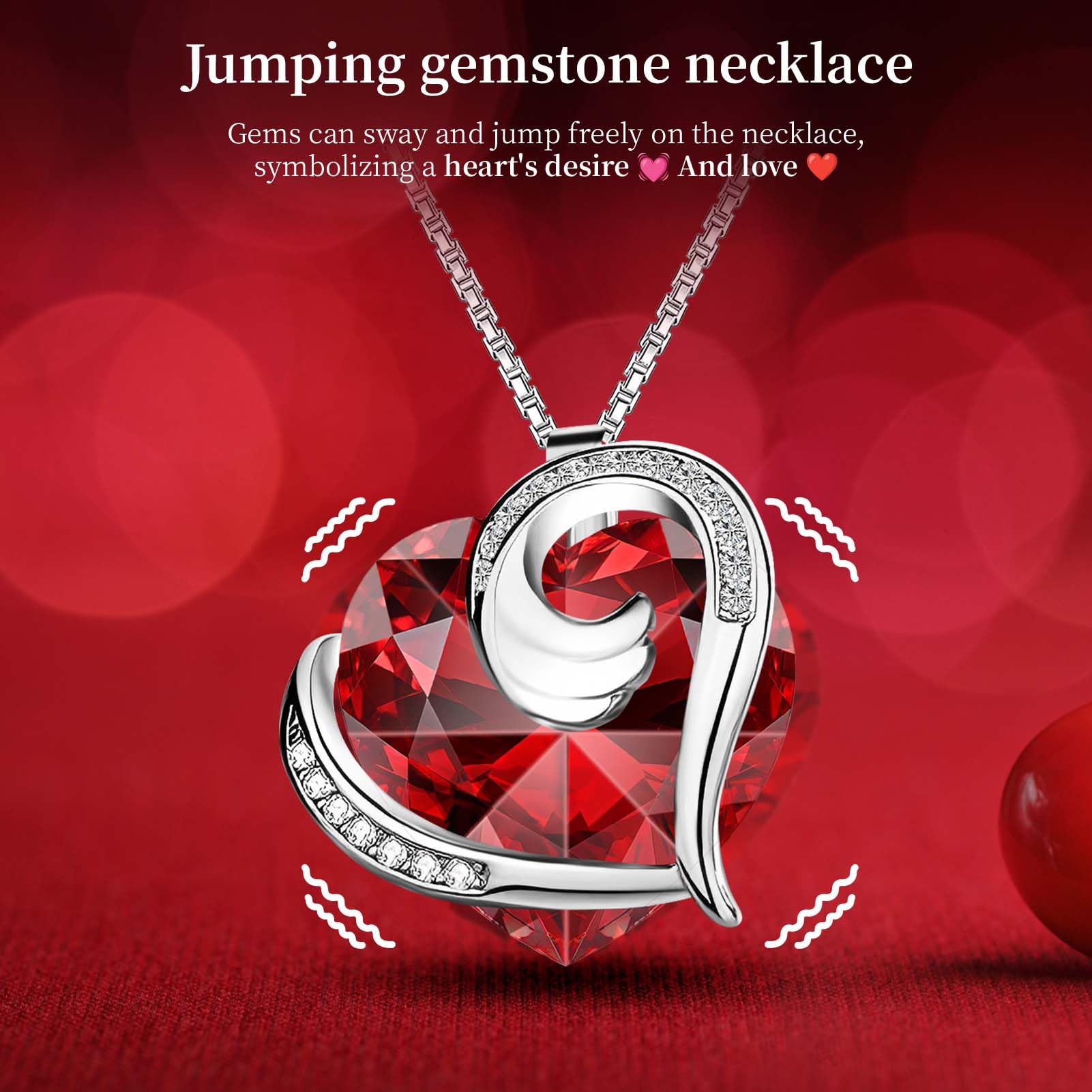 BNWXOY Preserved Real Red Rose with Necklace Forever Flowers Rose Birthday Gifts for Women Her Mom Wife Girlfriend Grandma on Valentines Mothers Day Sweetest Day Christmas Anniversary Romantic-Red