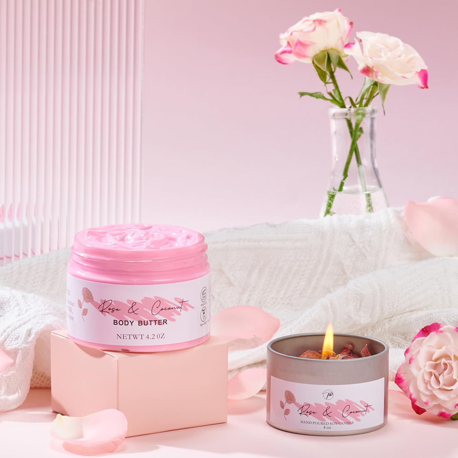 Peacoeye Spa Gifts for Women Bath Gift Baskets Relaxing Spa Self Care Gift for Mom Her Sister Wife Auntie Home Bath Care Package Thank You Gift Birthday Gift for Women Friendship Ideas