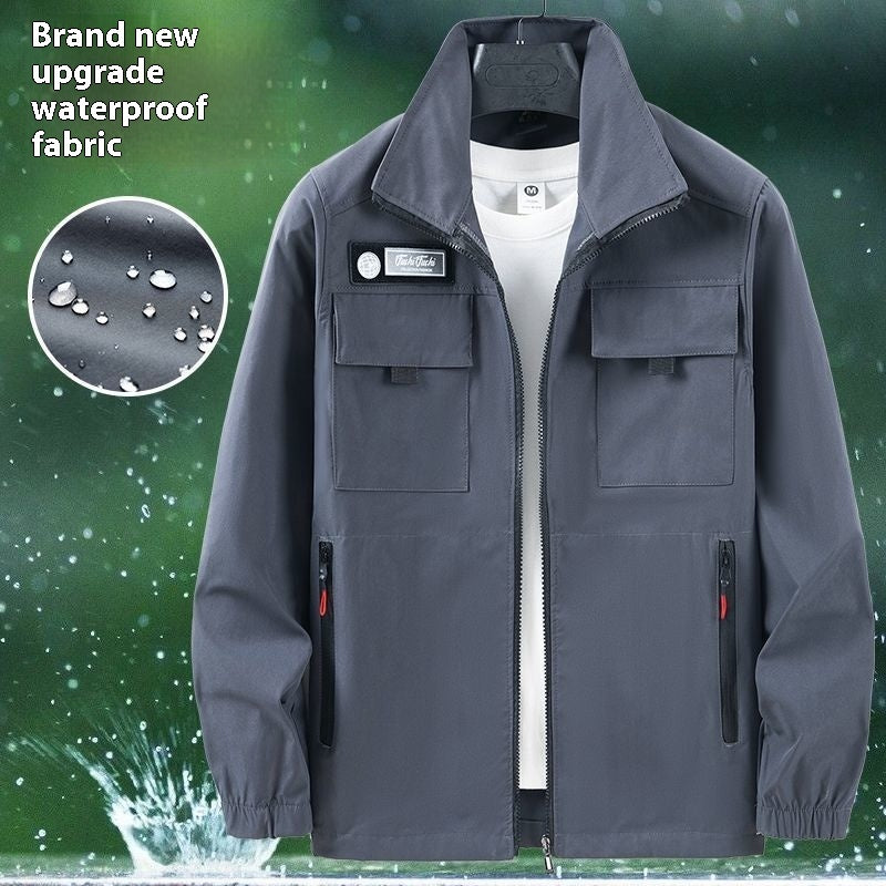 Workwear Men's Elastic Outdoor Leisure Suit Workwear front view