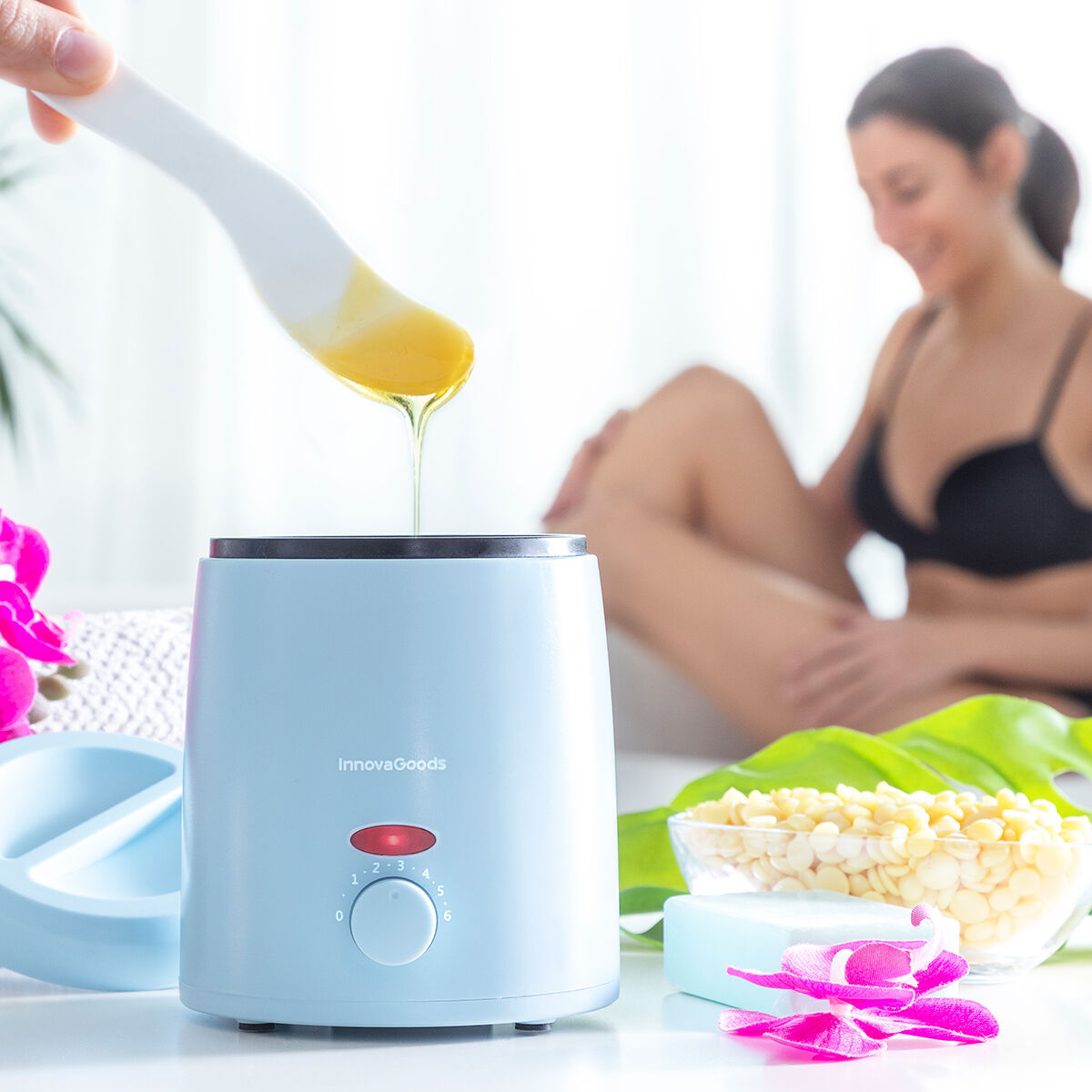 Wax Heater for Hair Removal Warmex InnovaGoods-0