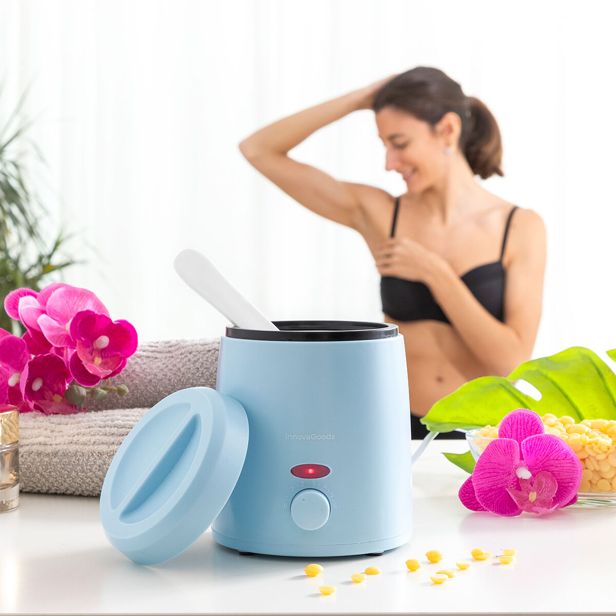 Wax Heater for Hair Removal Warmex InnovaGoods-7
