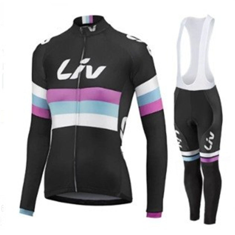 Autumn Long Sleeve Thin Mountain Bike Cycling Clothes Suit