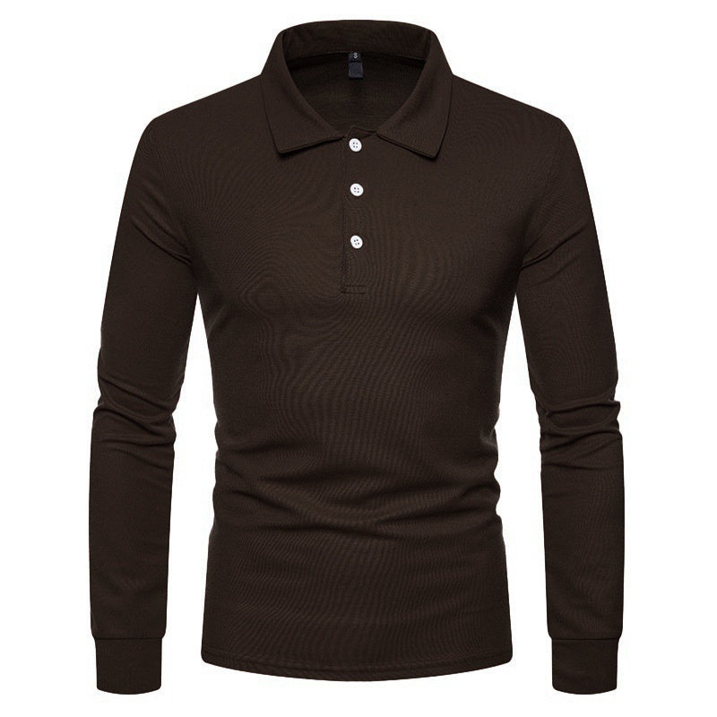 Men's Color Lapel Slim Fit Casual Long Sleeve