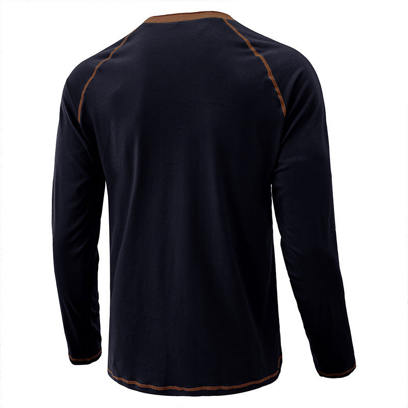 European And American Men's Long-sleeved T-shirt Amazon Foreign Trade Outdoor Bottoming Shirt Speed