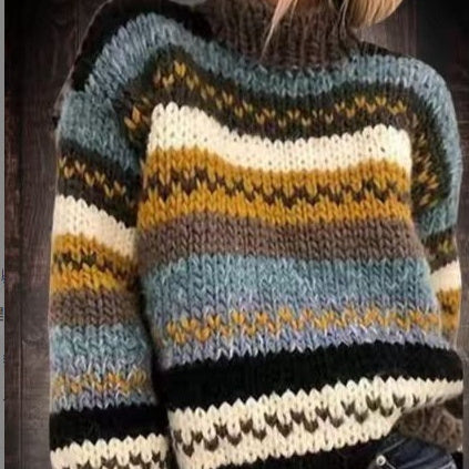 Autumn And Winter New High Neck Sweater For Women