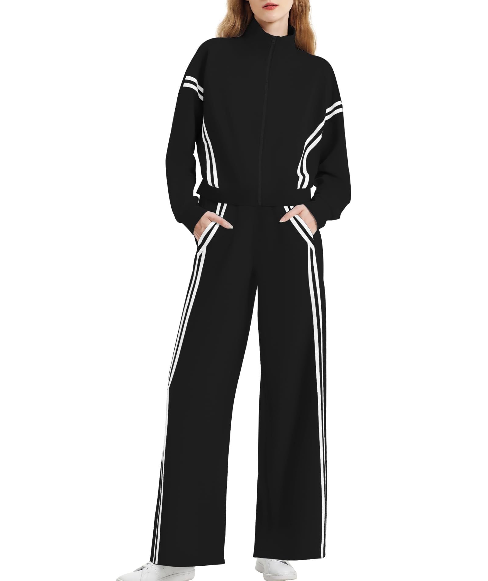 Autumn Suit Women's Side Double Strip