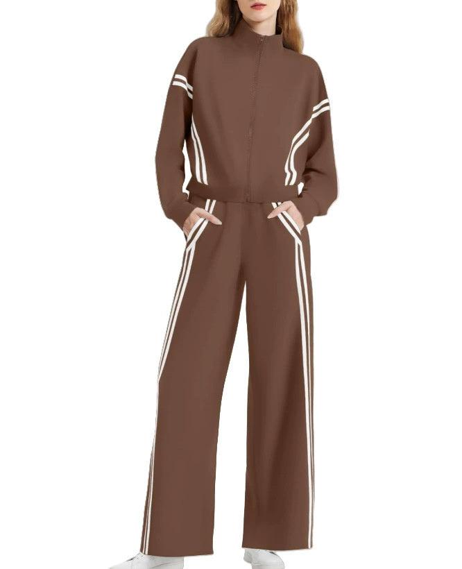 Autumn Suit Women's Side Double Strip
