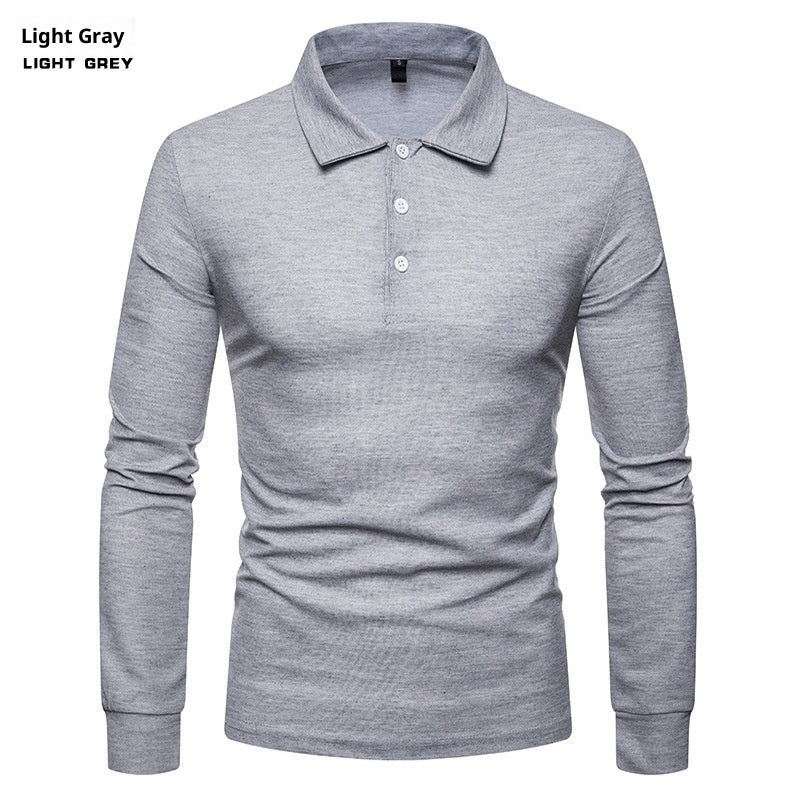 Men's Color Lapel Slim Fit Casual Long Sleeve
