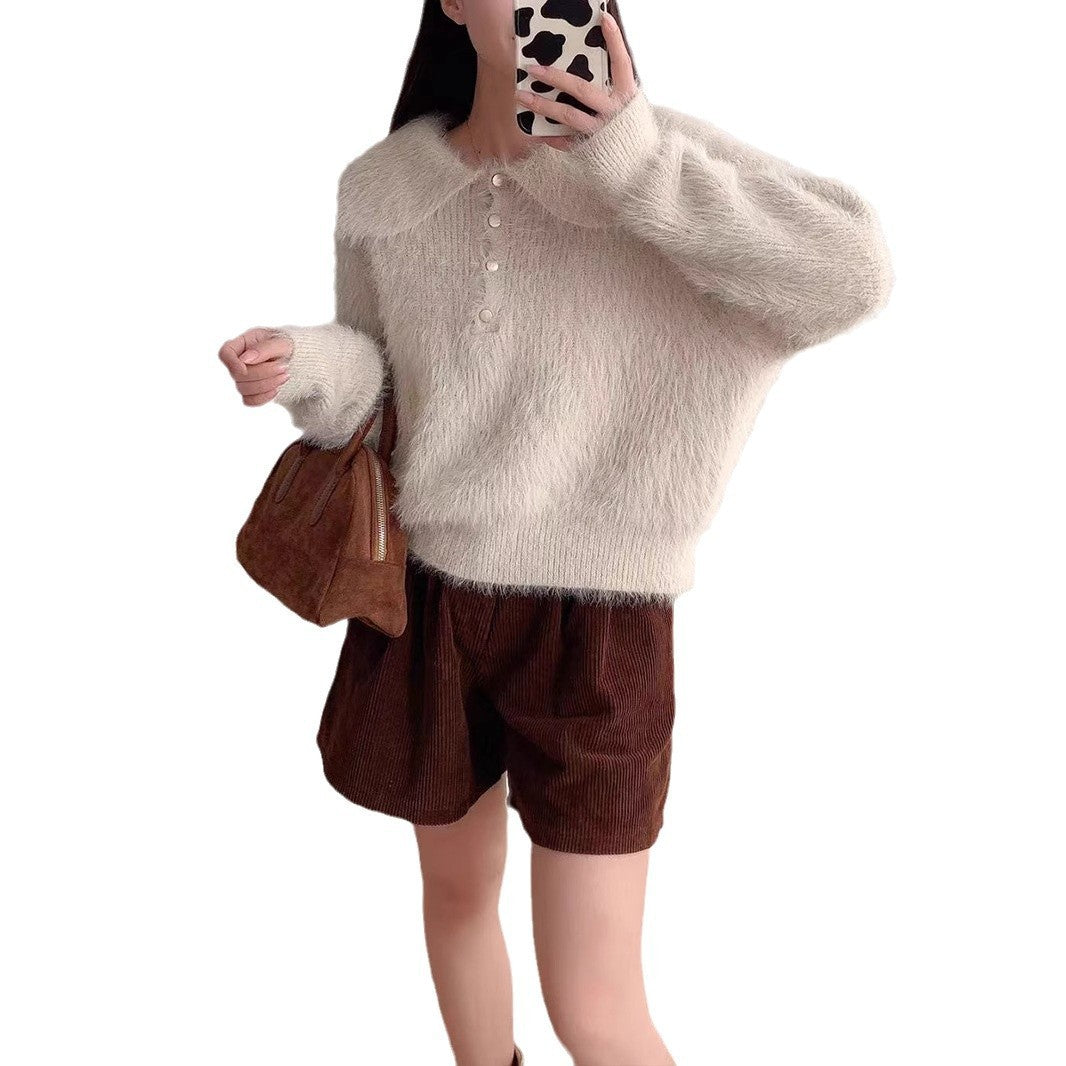 Loose Soft High-grade Sweater Top For Women