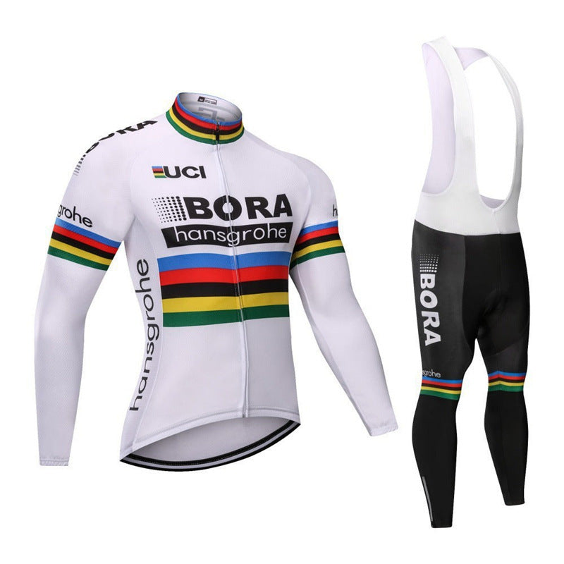 Autumn Long Sleeve Thin Mountain Bike Cycling Clothes Suit