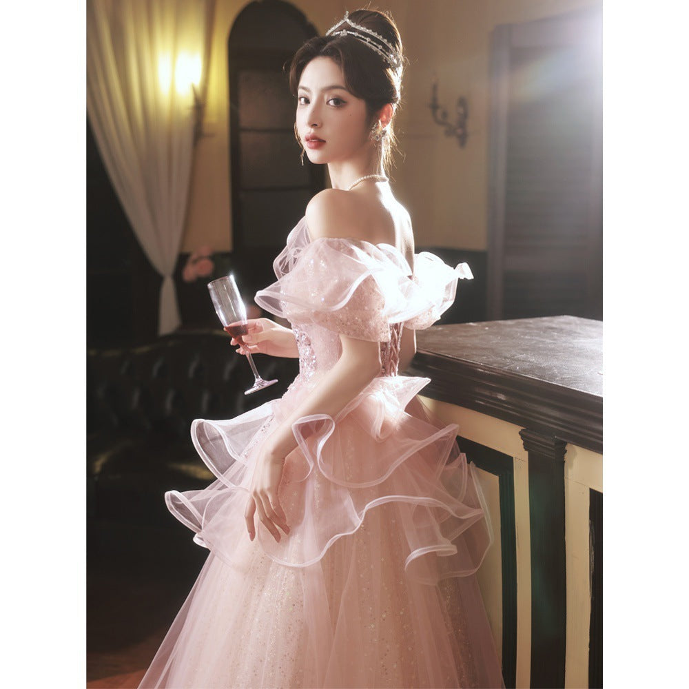 Evening Dress Women's Banquet Ceremony Exam Super Fairy Princess