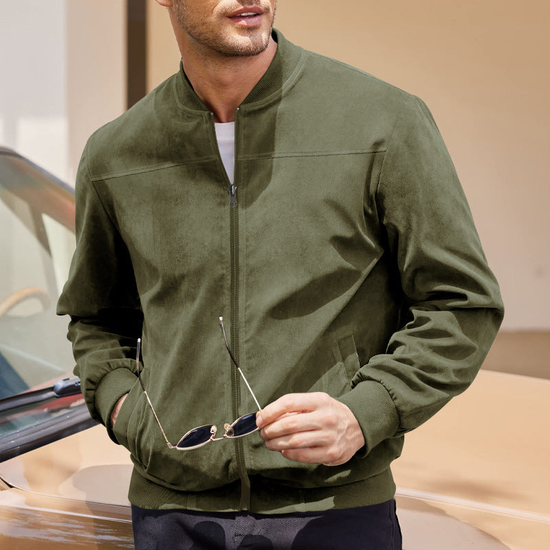 Casual Retro Long Sleeve Cardigan Jacket Male