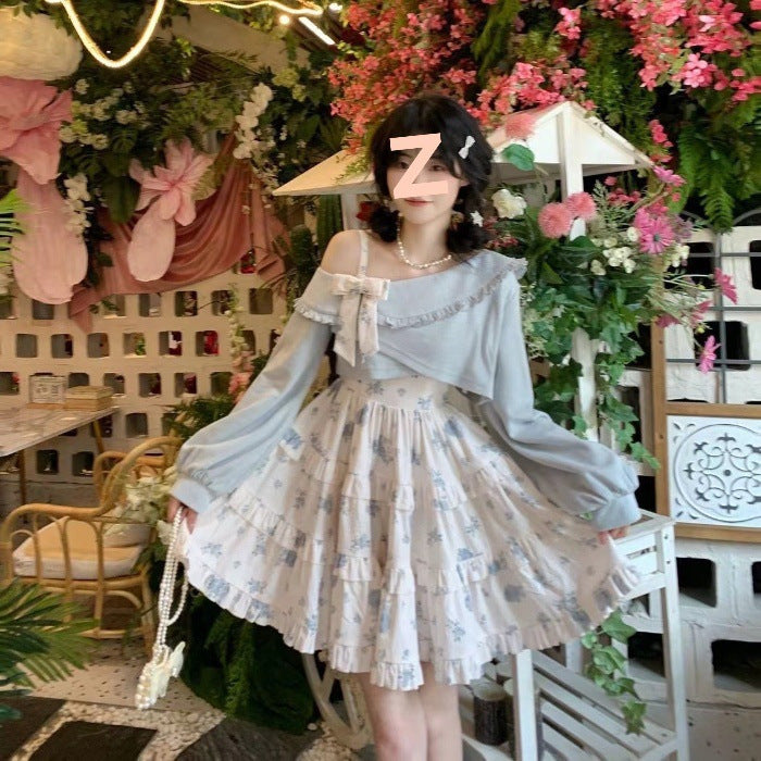 Autumn And Winter Lolita Dresses College Style Floral