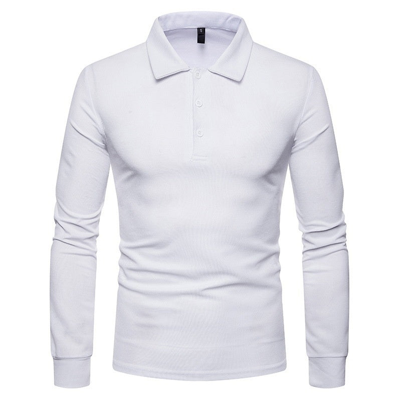 Men's Color Lapel Slim Fit Casual Long Sleeve
