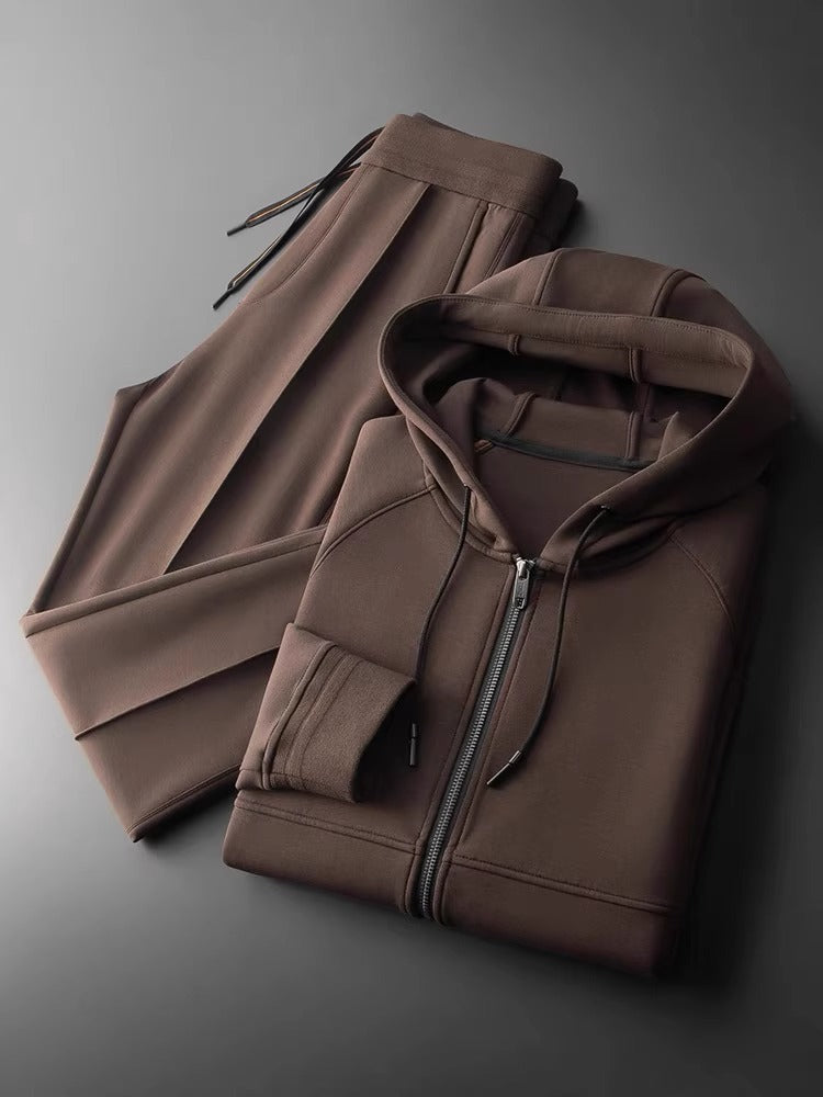 Modal Executive Coat High-end Men's Casual Sportswear collar detail