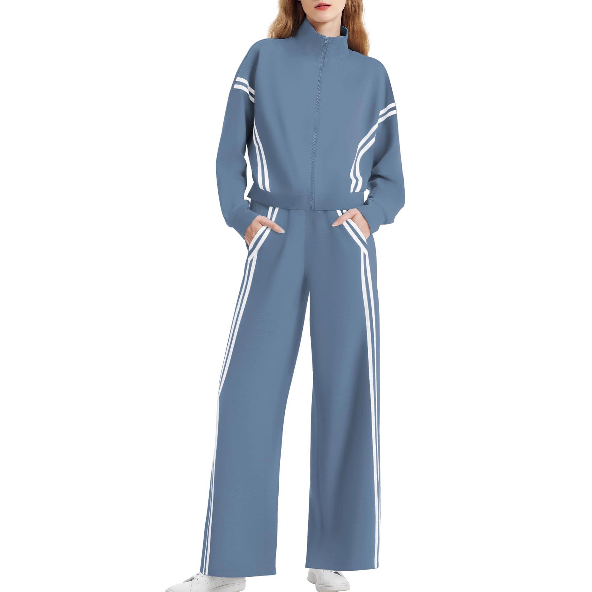 Autumn Suit Women's Side Double Strip