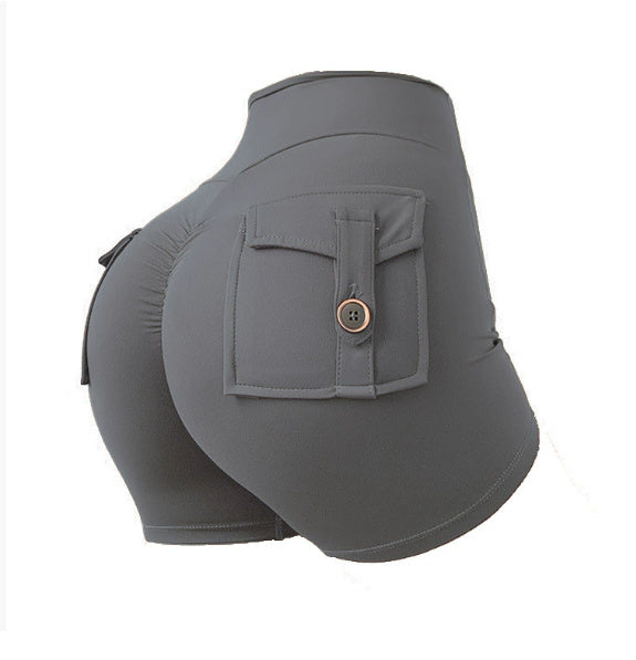 Workwear Peach Butt Lifting Fitness Shorts