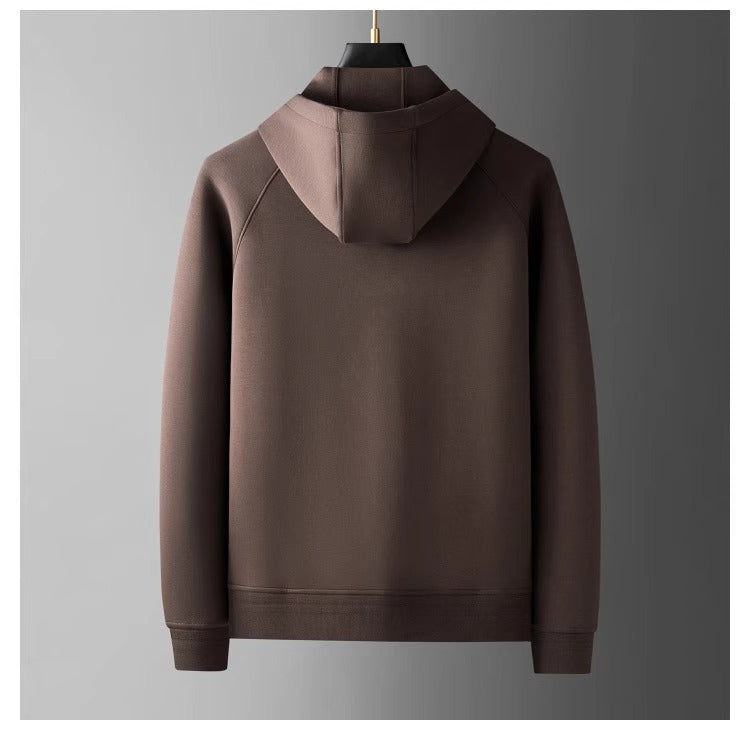 Modal Executive Coat High-end Men's Casual Sportswear collar detail