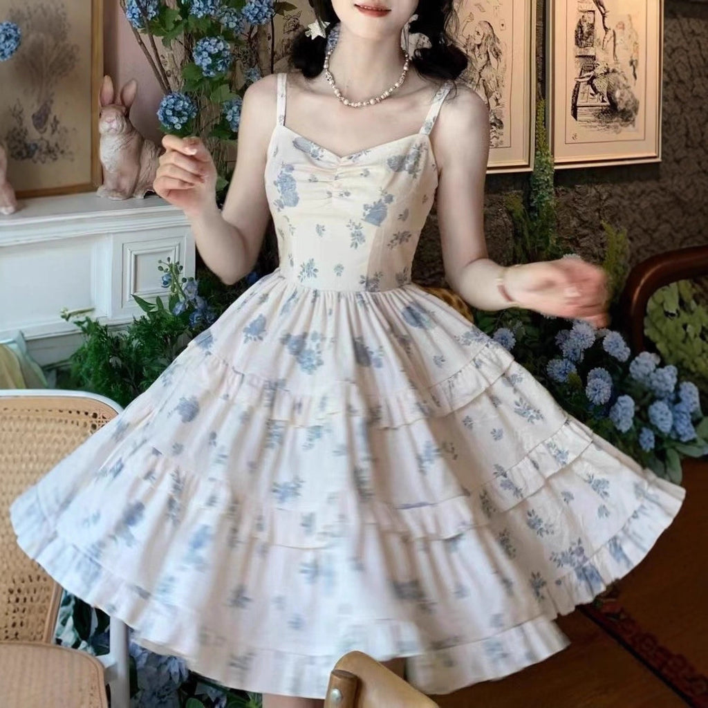 Autumn And Winter Lolita Dresses College Style Floral